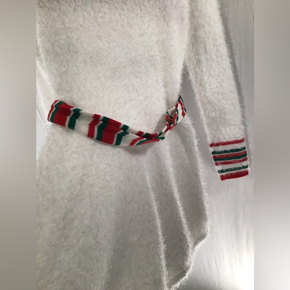 New ⛄️ Born Famous White Christmas Snowman Stretchy Cute Holiday Sweater Dress - Picture 6 of 16